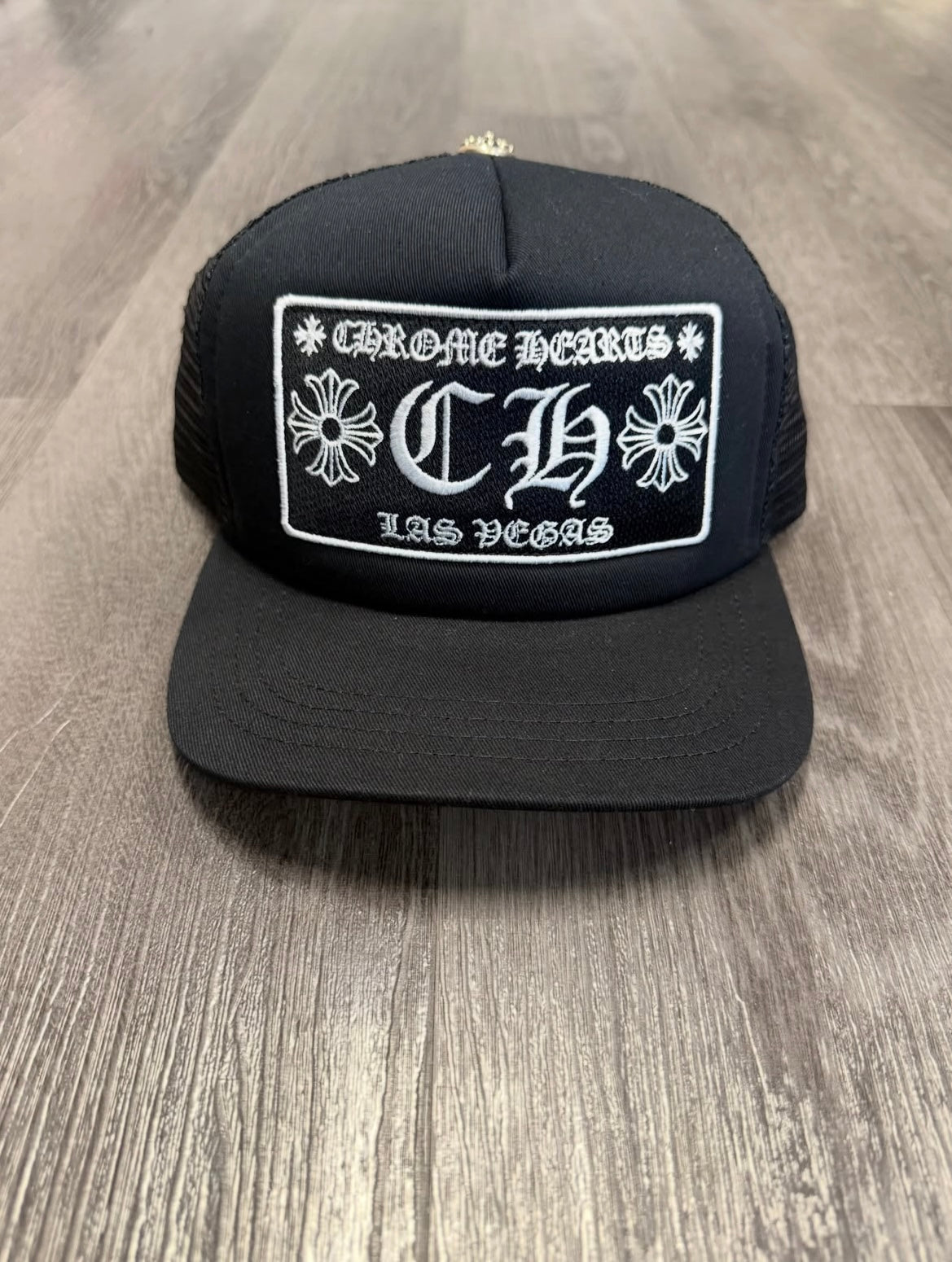 Chrome Heart Black Trucker Hat