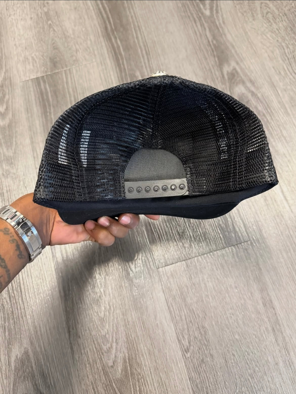 Chrome Heart Black Trucker Hat