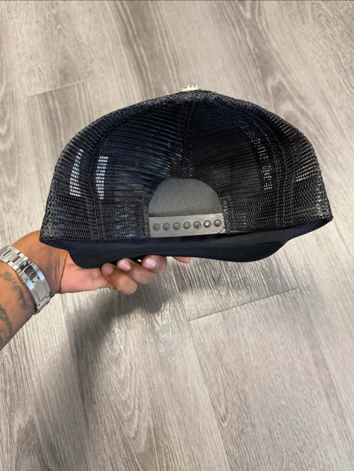 Chrome Heart Black Trucker Hat